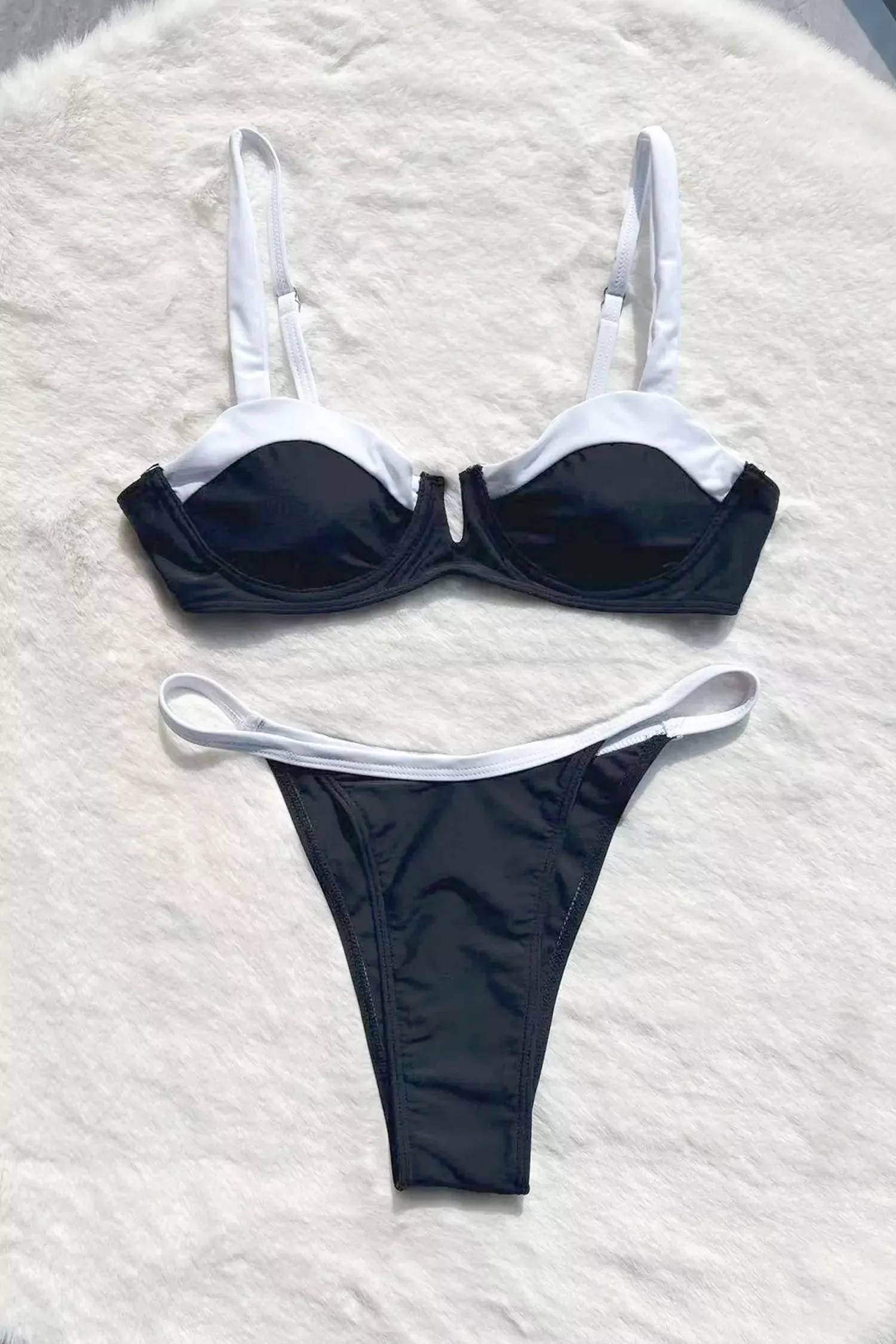 Stephens Black Bandeau Bikini