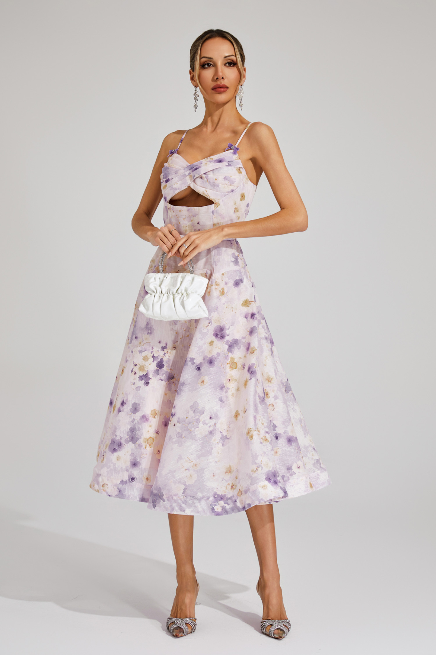 Samuel Purple Holiday Slip Dress