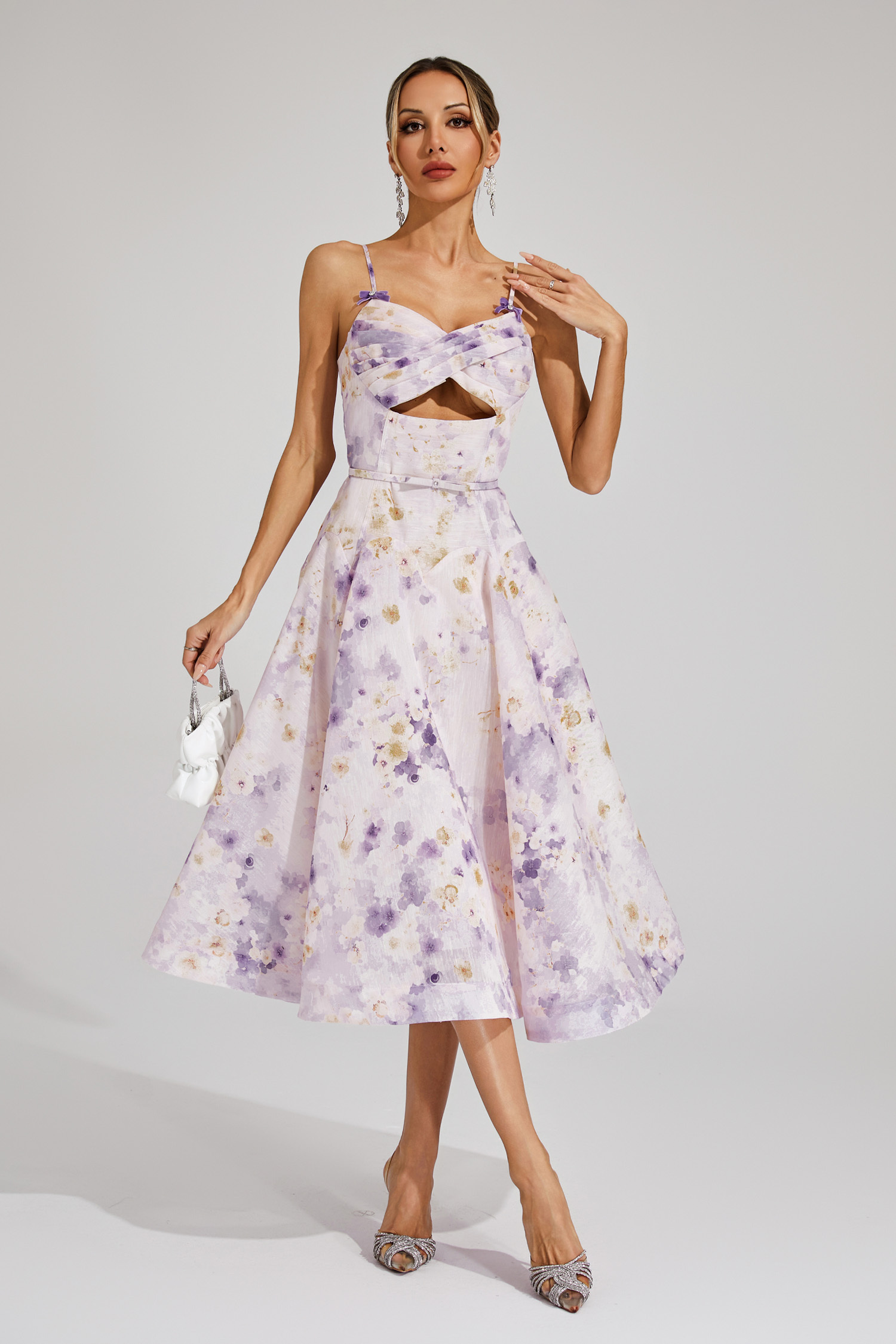 Samuel Purple Holiday Slip Dress