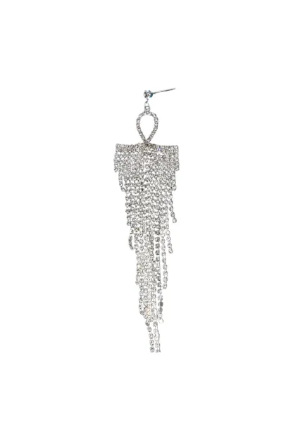 Bevis Silver Diamond Earrings
