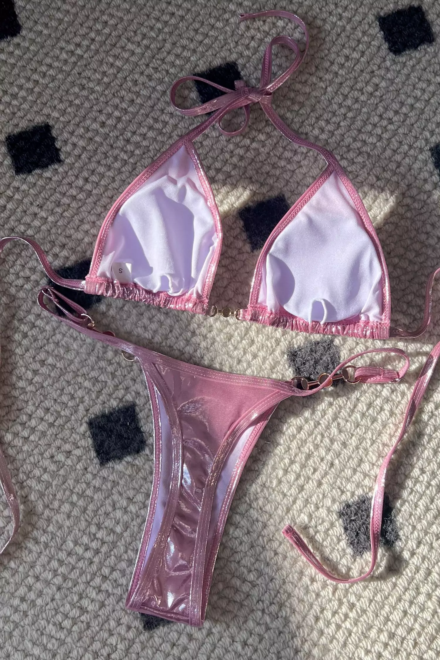 Powell Pink Halter Bikini
