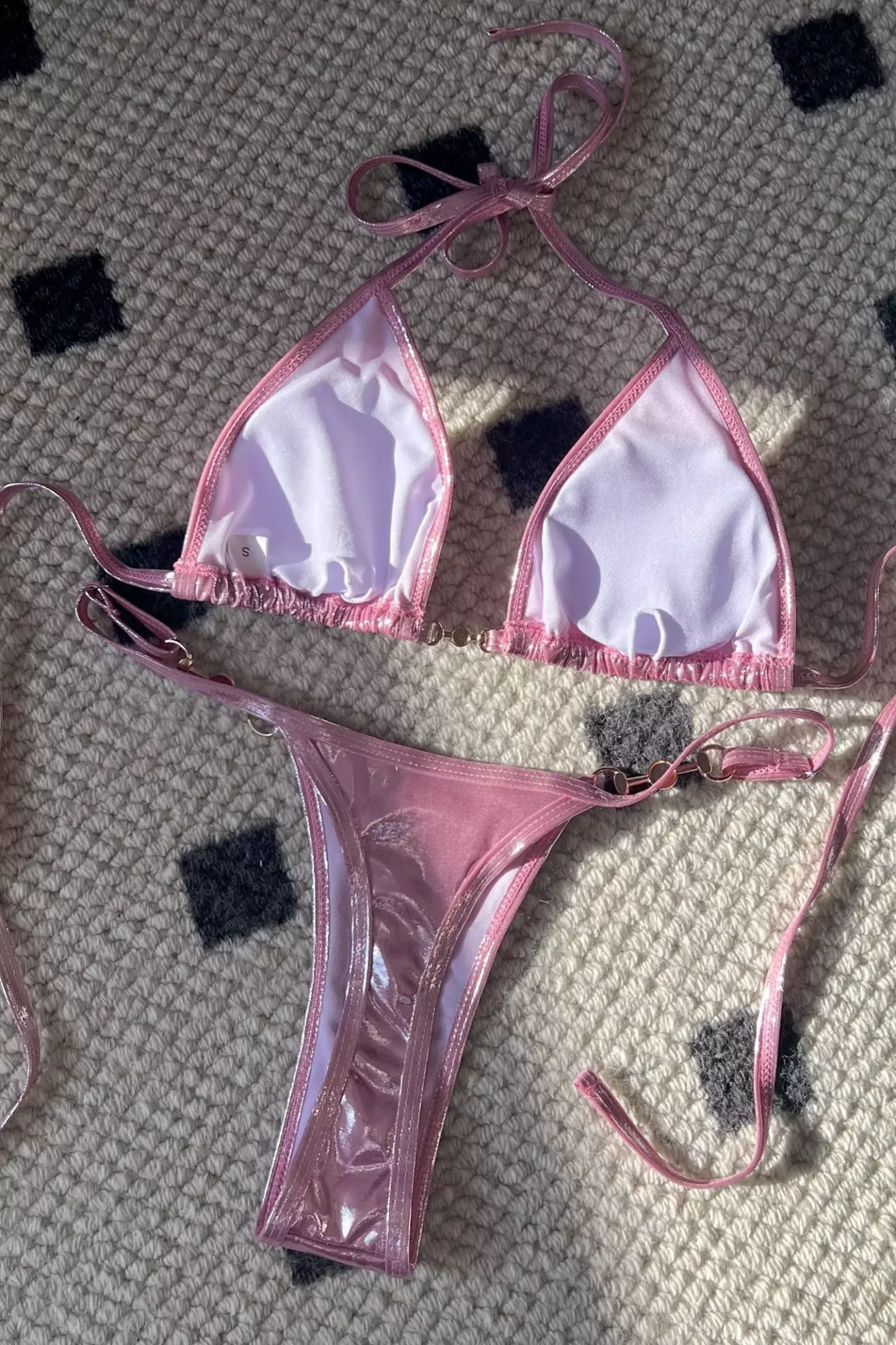 Powell Pink Halter Bikini
