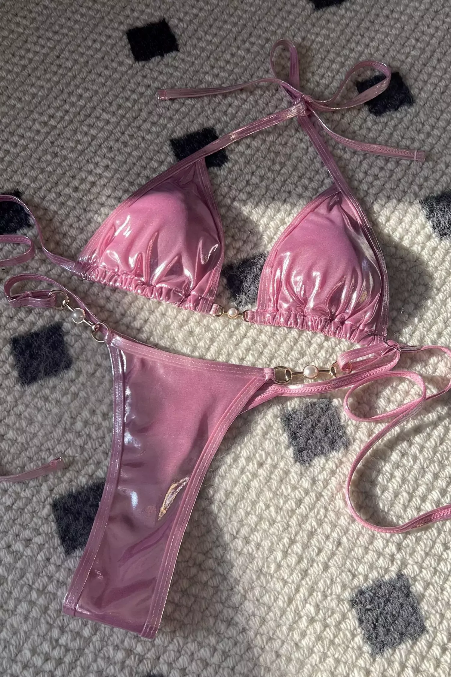 Powell Pink Halter Bikini