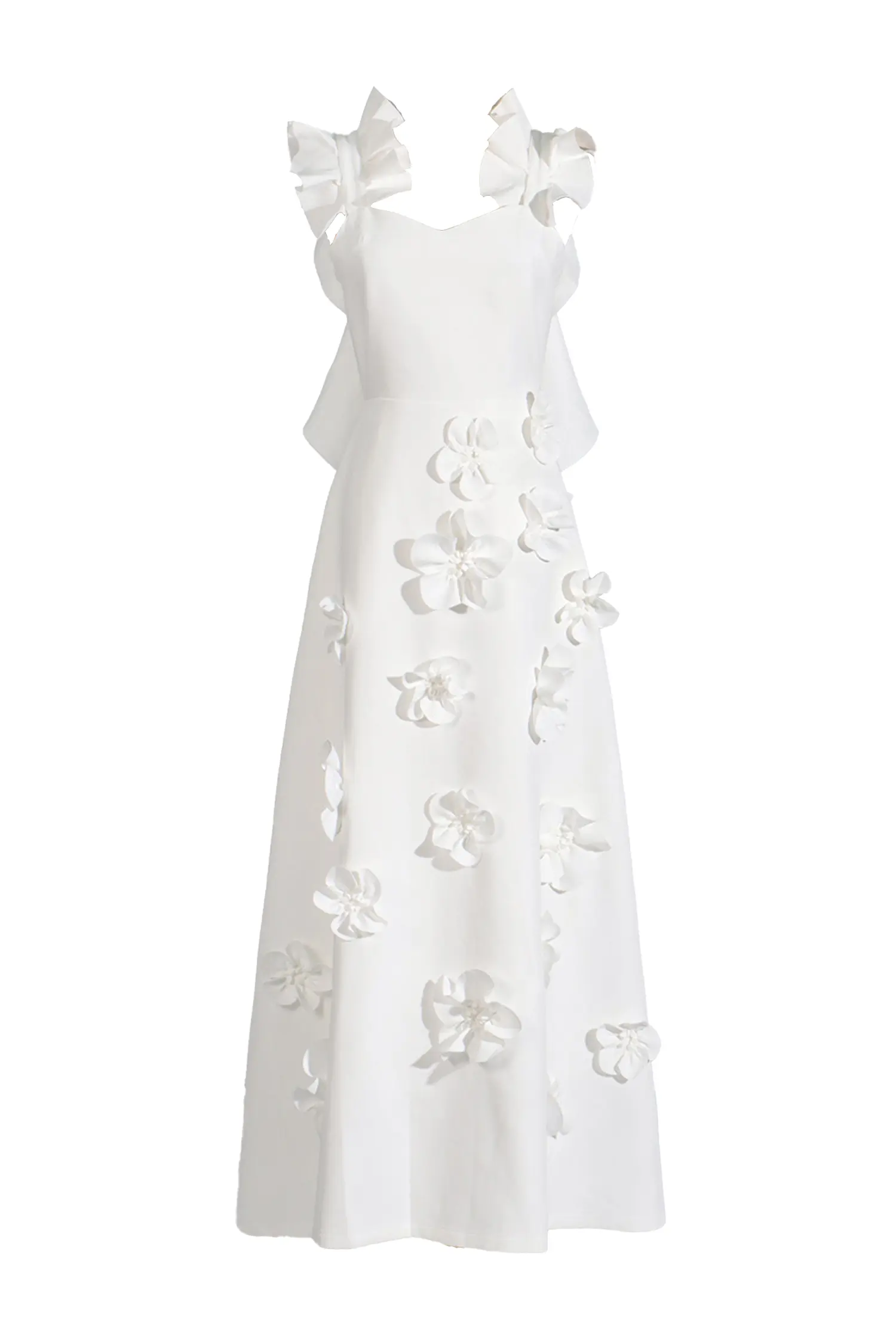 Elvis White Flower Slip Dress