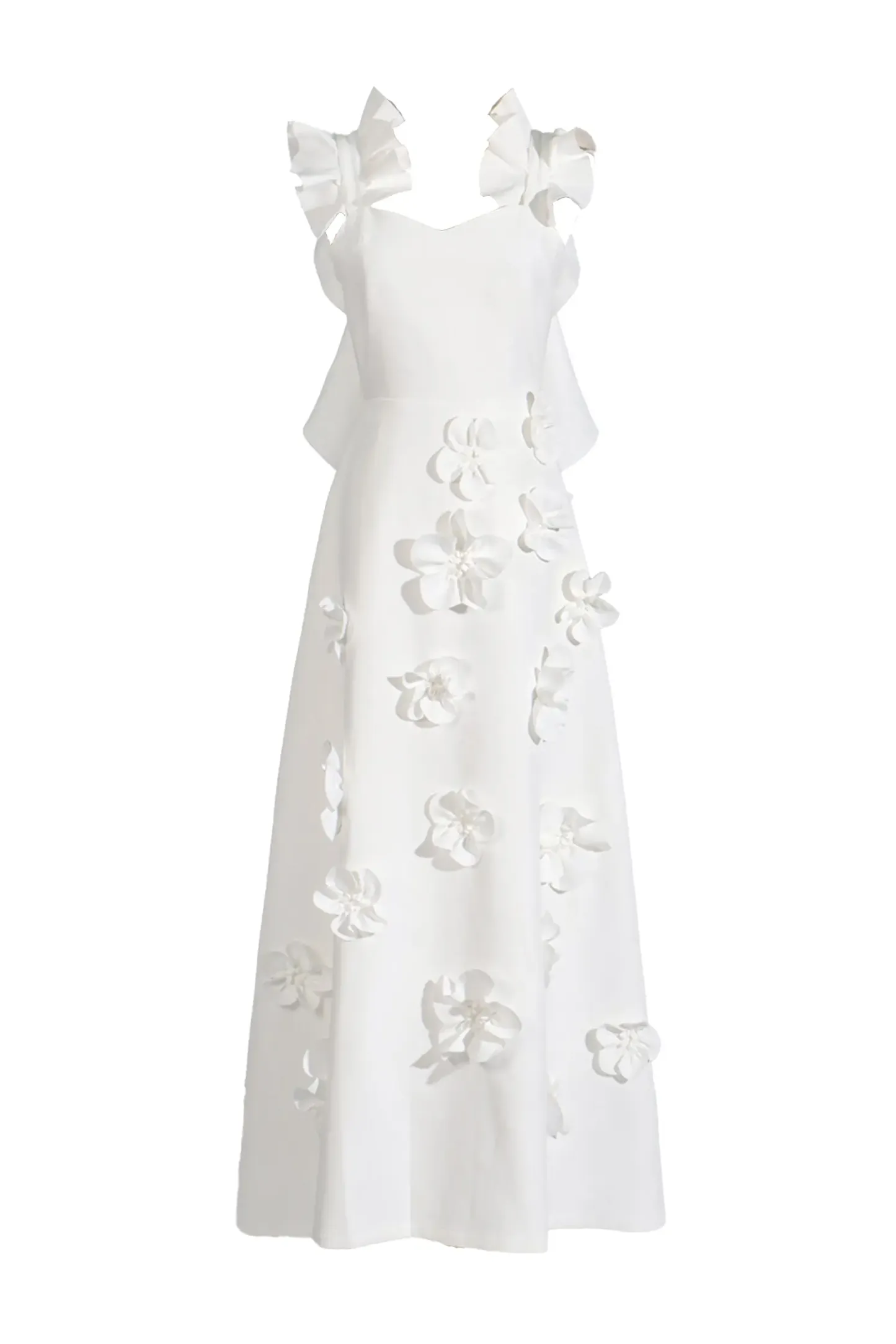 Elvis White Flower Slip Dress