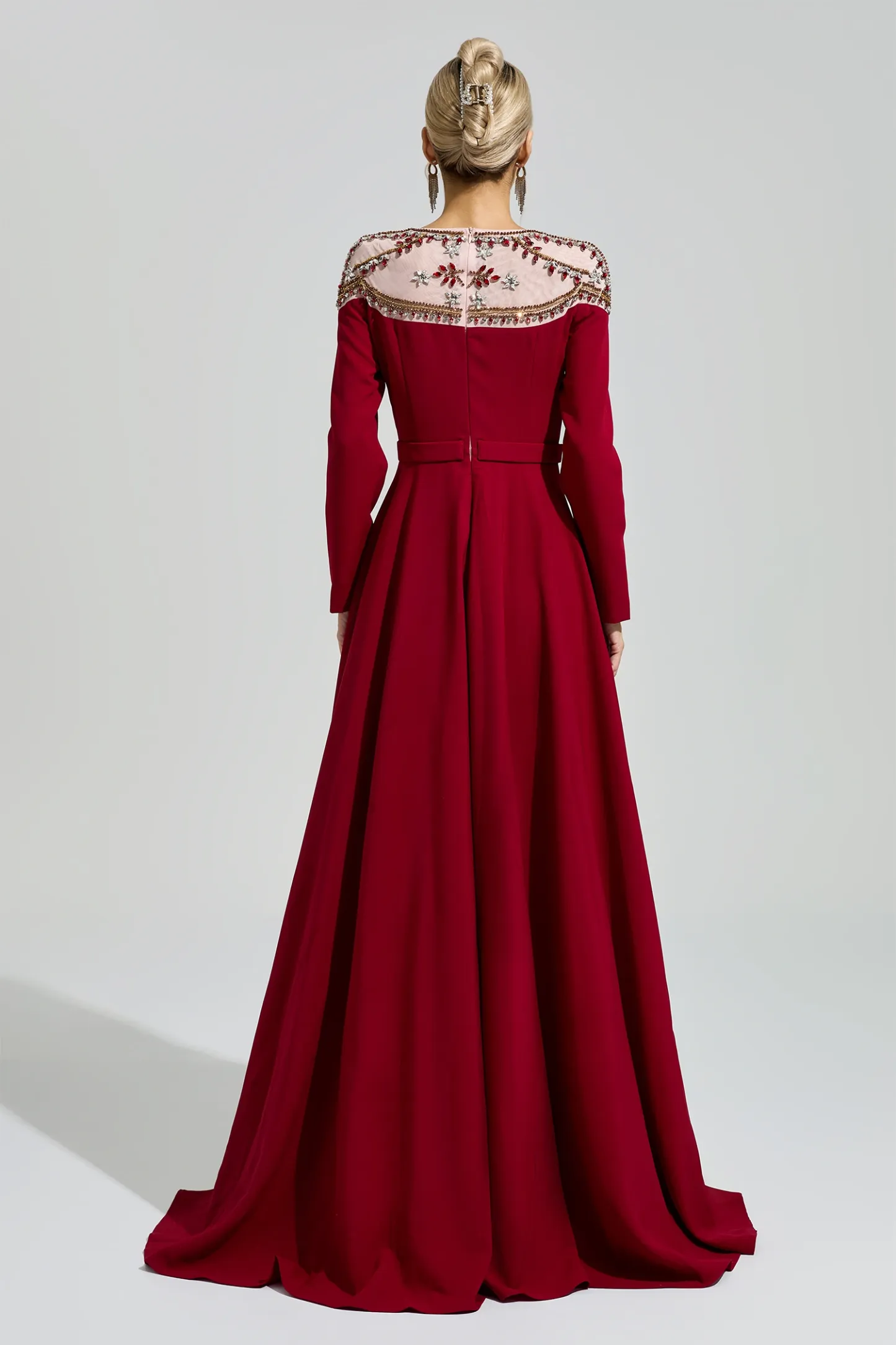 Teresa Red Tulle Evening Dress
