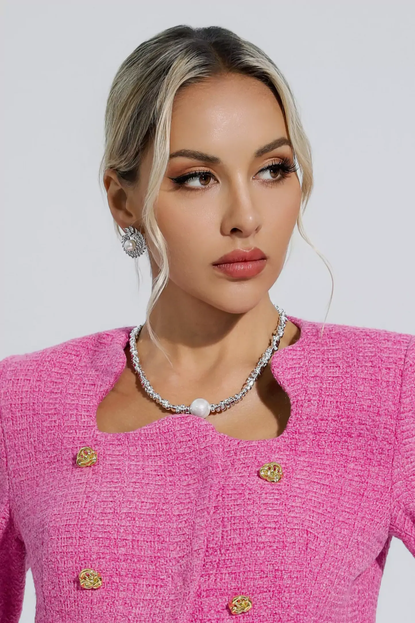 Fred Silver Chain Pearl Necklace