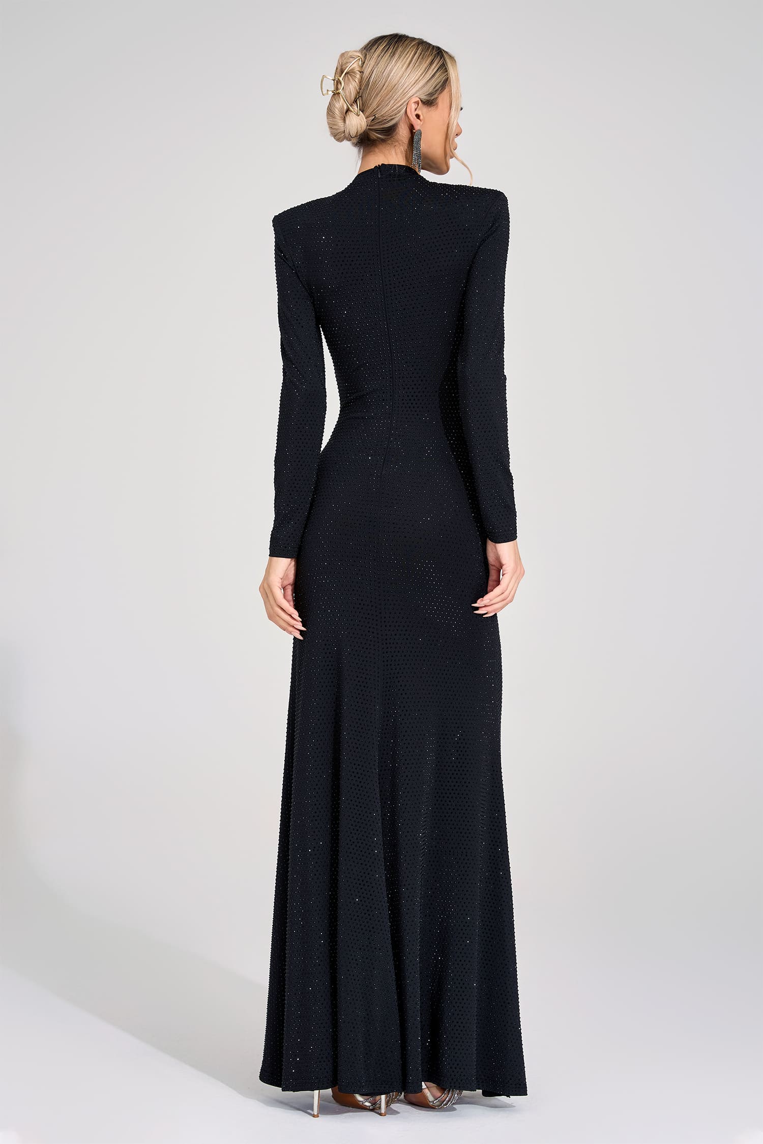 Cistern Black Diamond Bandage Dress