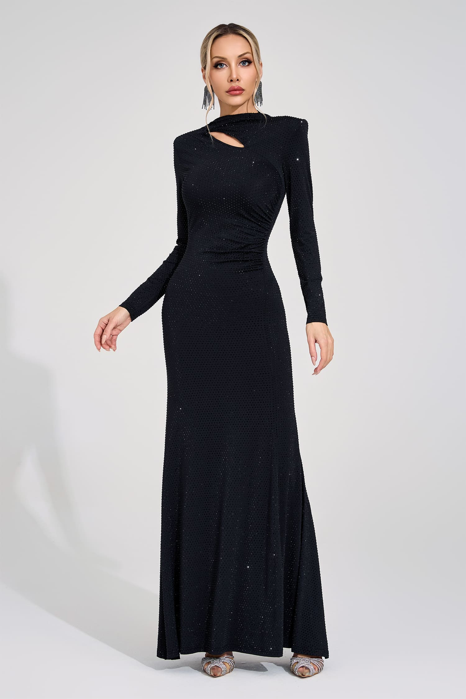 Cistern Black Diamond Bandage Dress