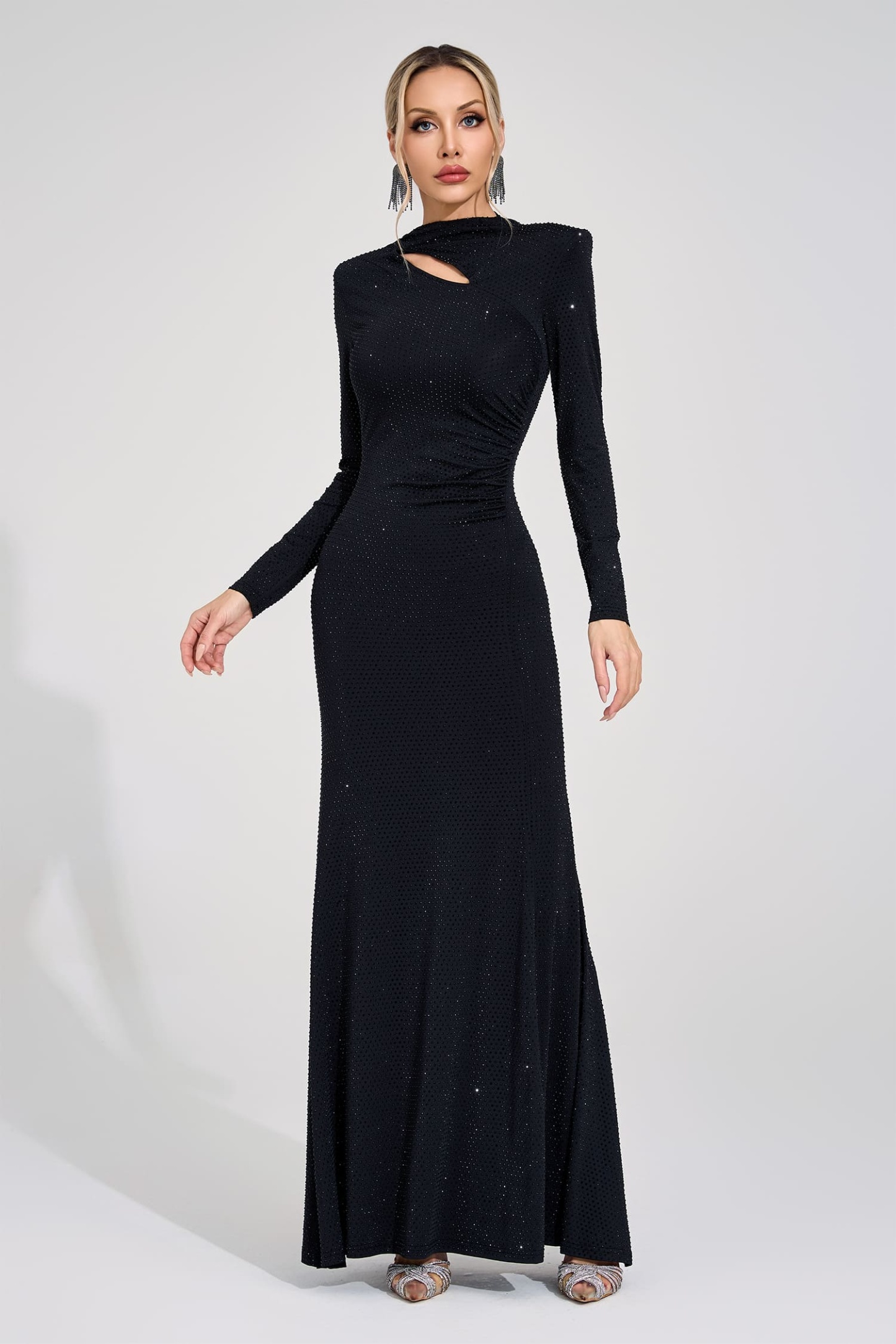 Cistern Black Diamond Bandage Dress
