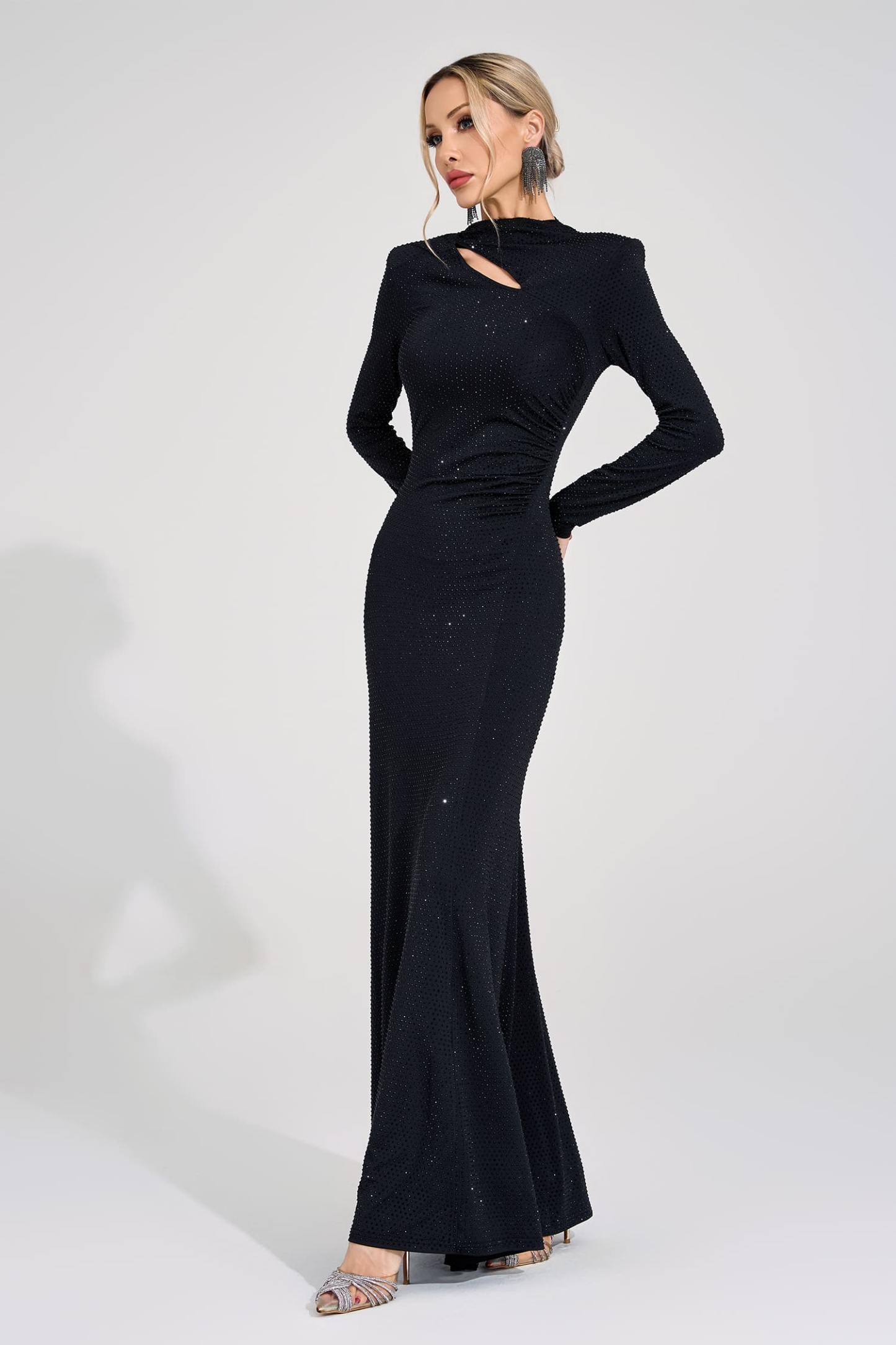 Cistern Black Diamond Bandage Dress