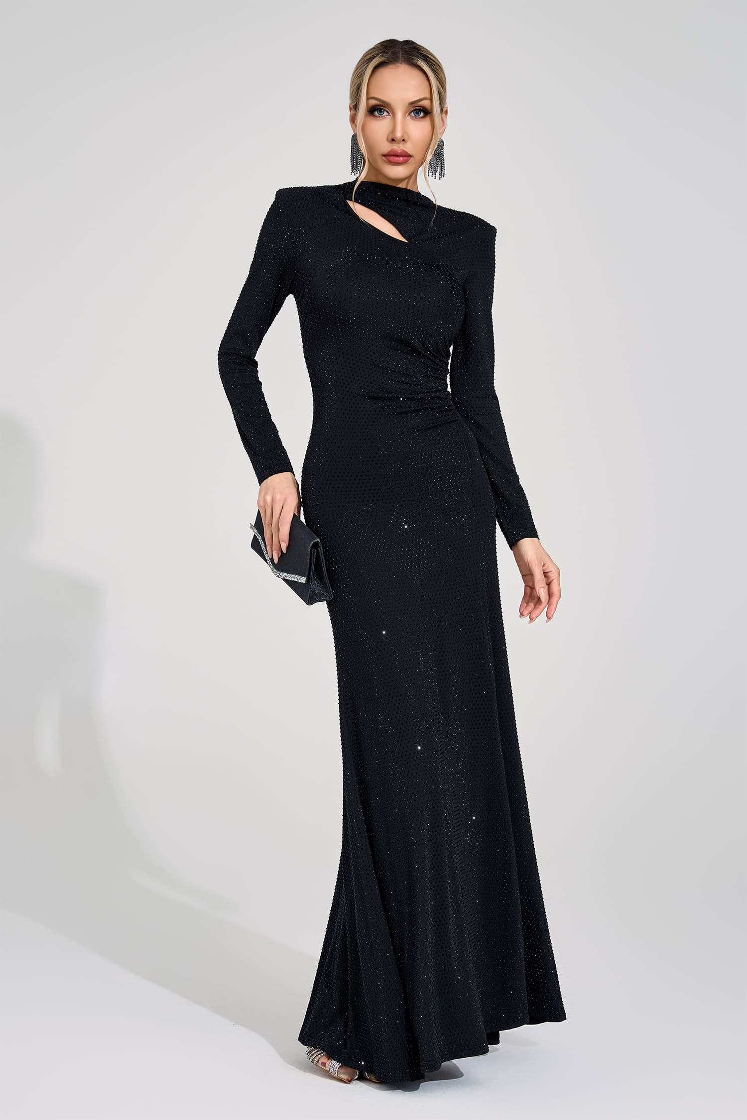 Cistern Black Diamond Bandage Dress
