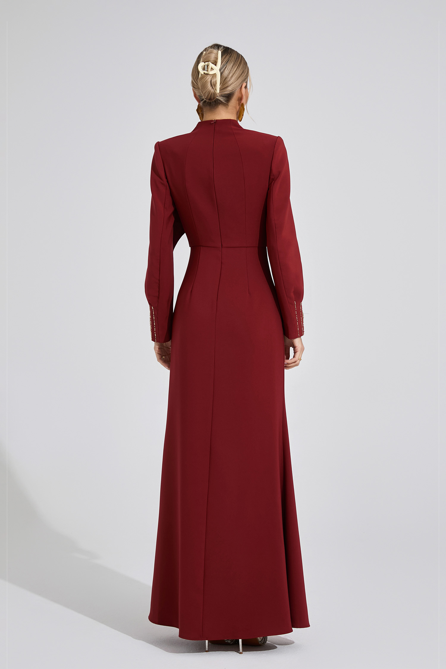 Fjord Red Chain Maxi Dress