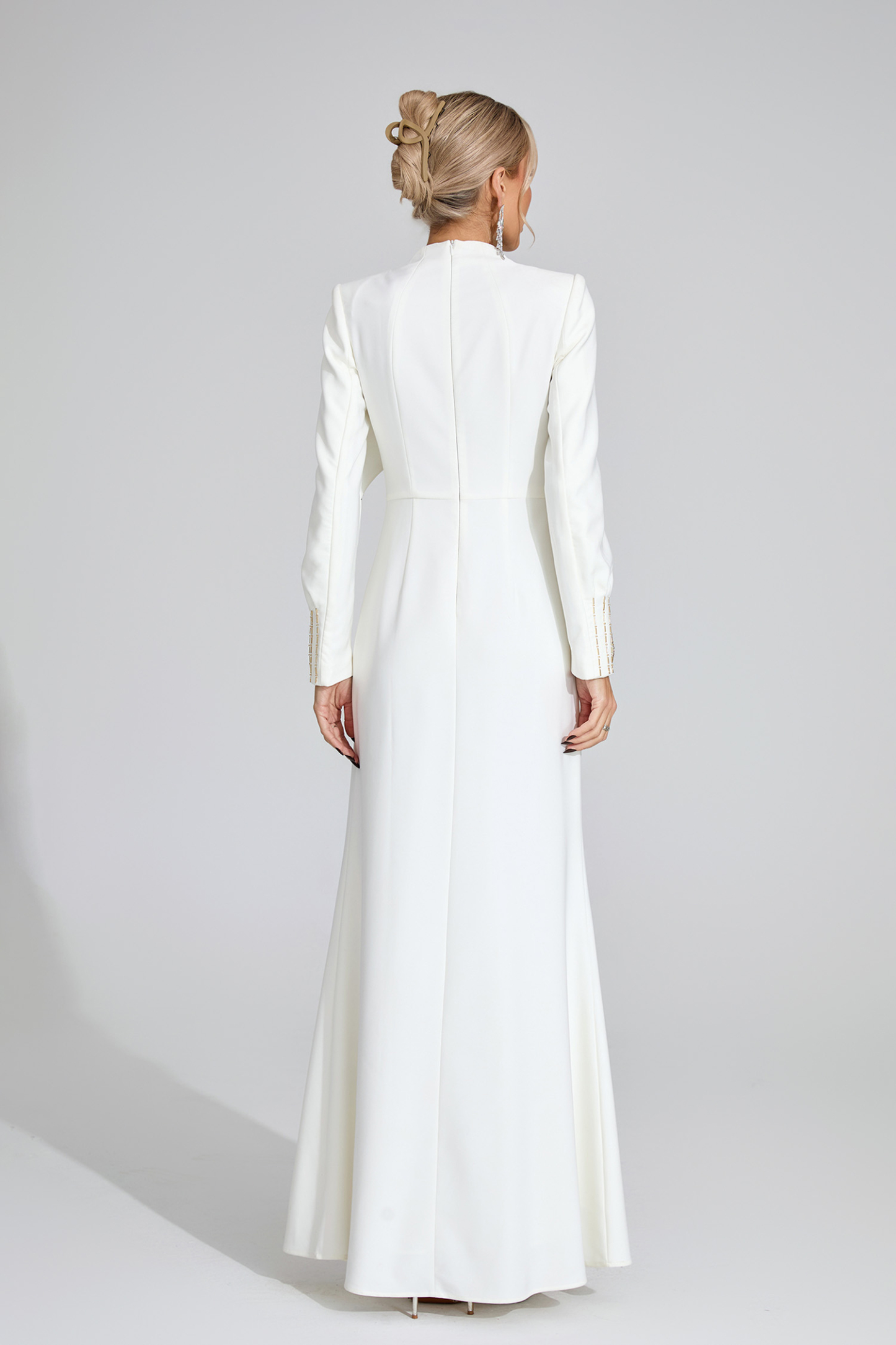 Fjord White Chain Maxi Dress