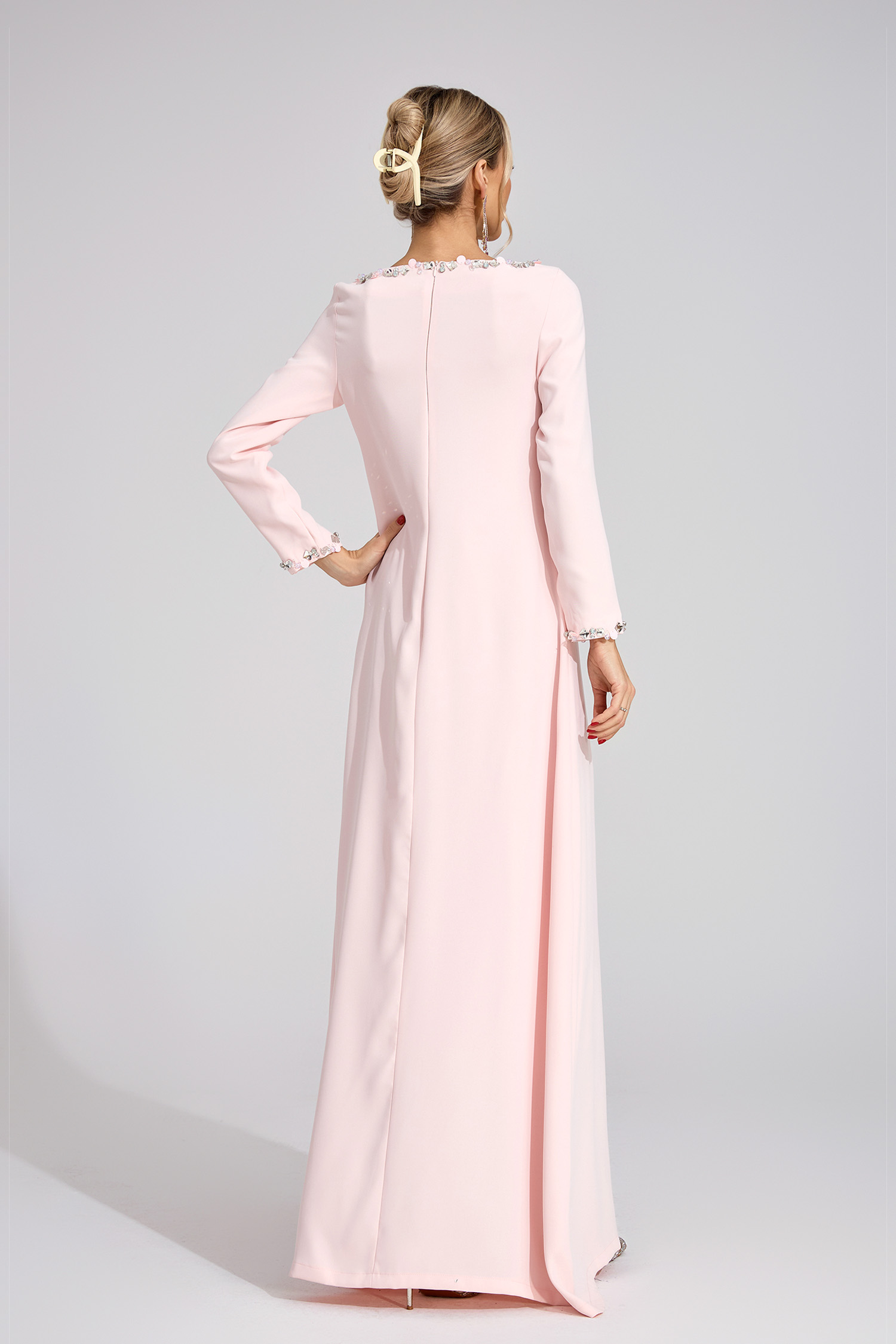 Spring Pink Relaxed Maxi Dress