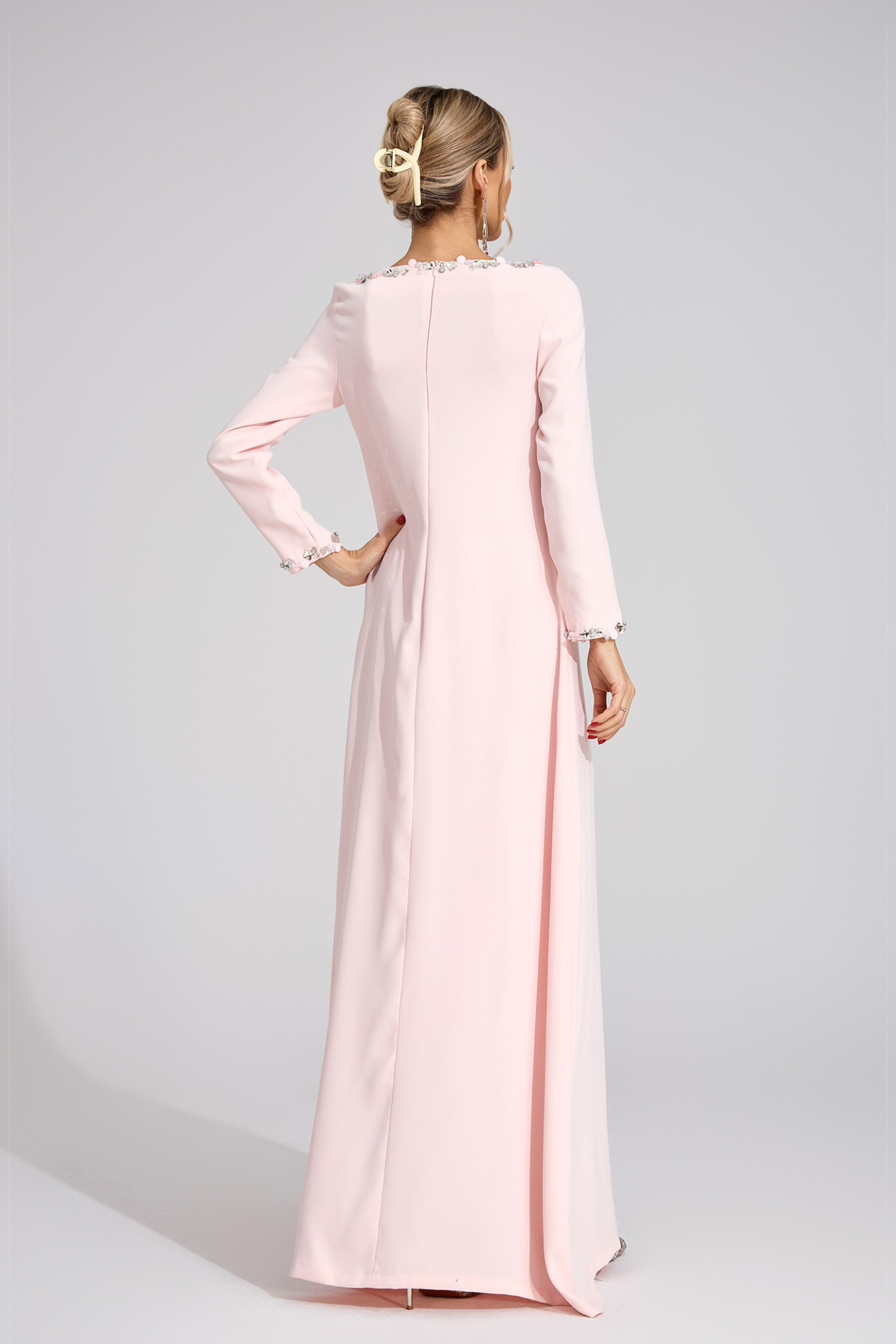 Spring Pink Relaxed Maxi Dress