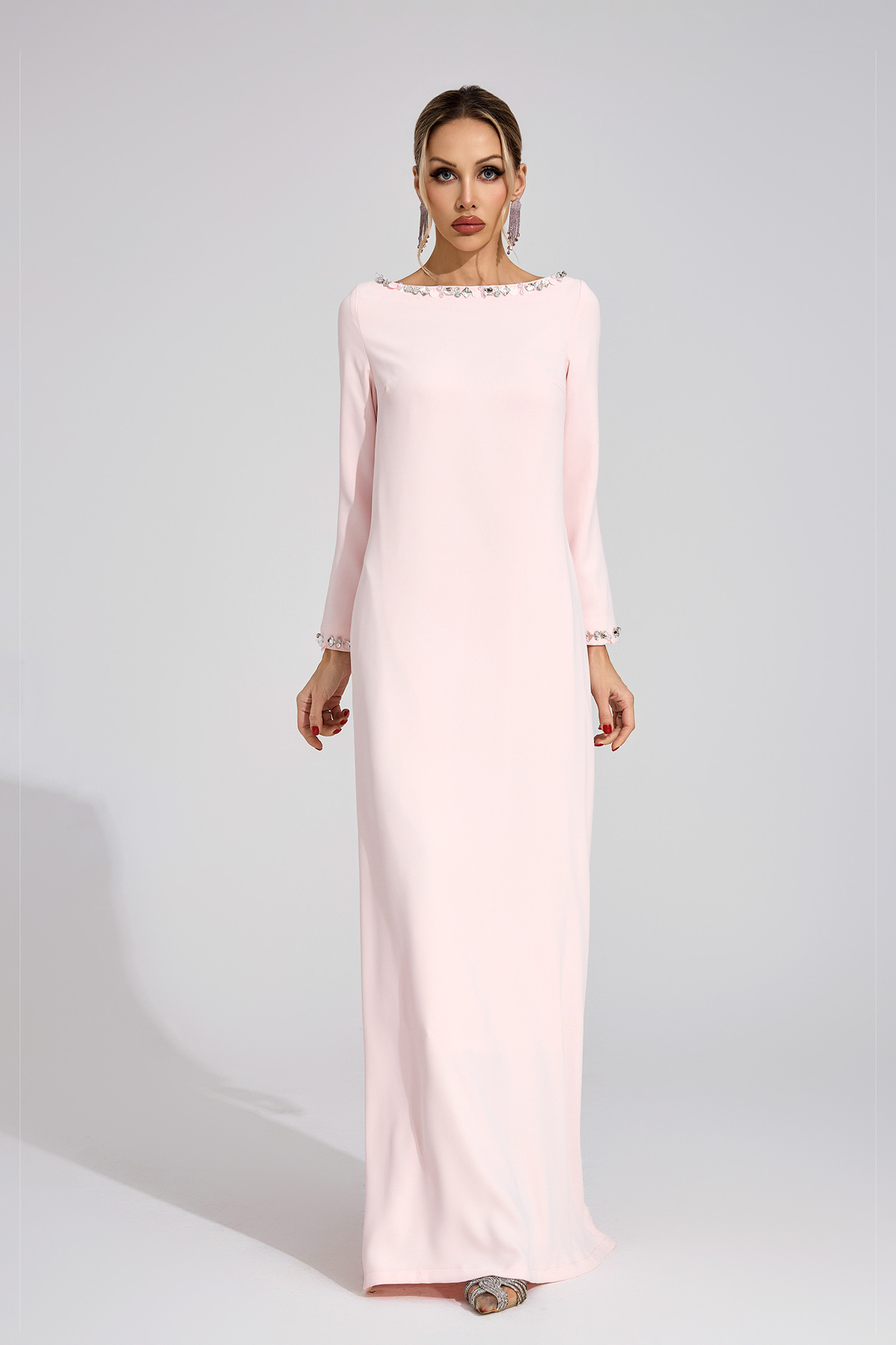 Spring Pink Relaxed Maxi Dress