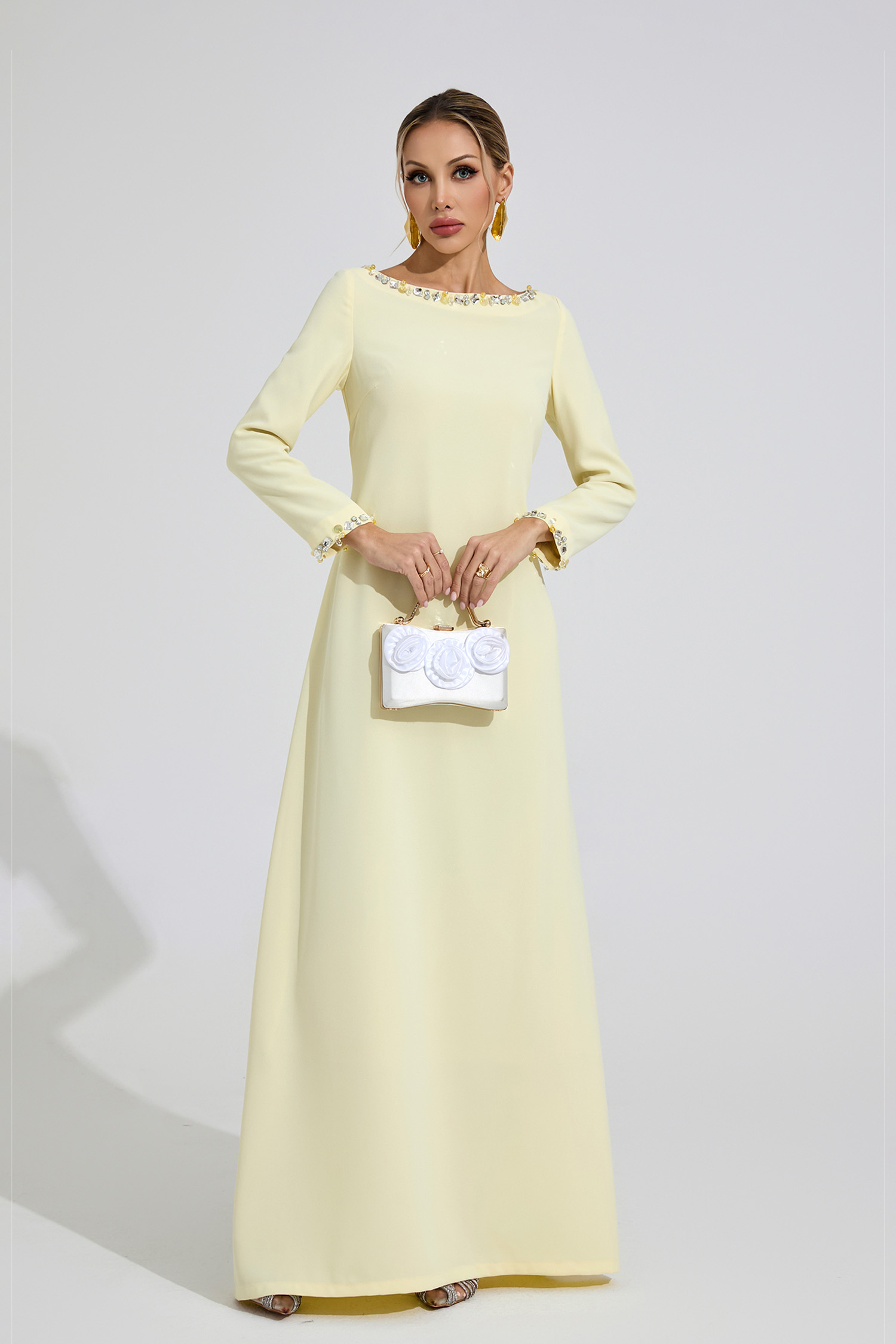 Spring Yellow Relaxed Maxi Dress