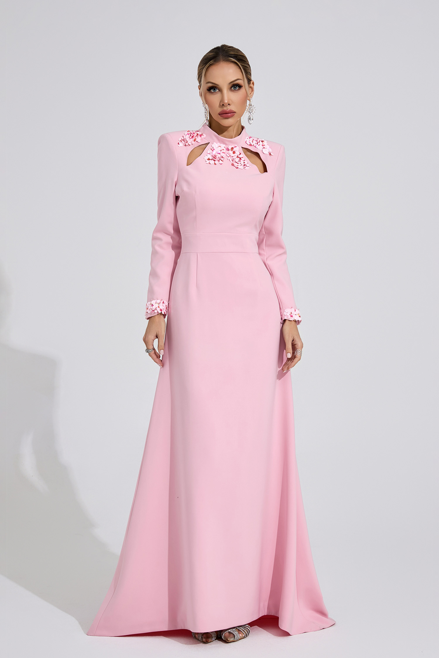 Dale Light Pink Mermaid Maxi Dress