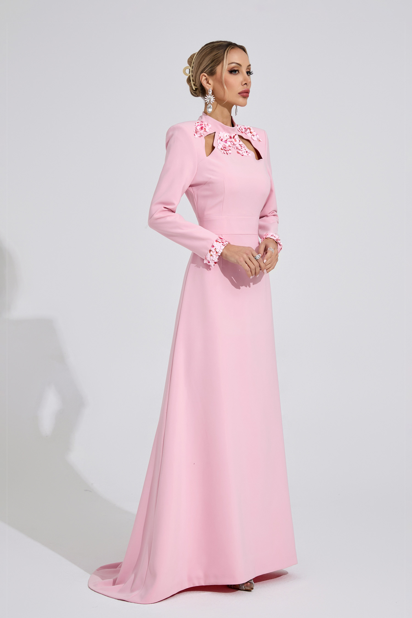 Dale Light Pink Mermaid Maxi Dress