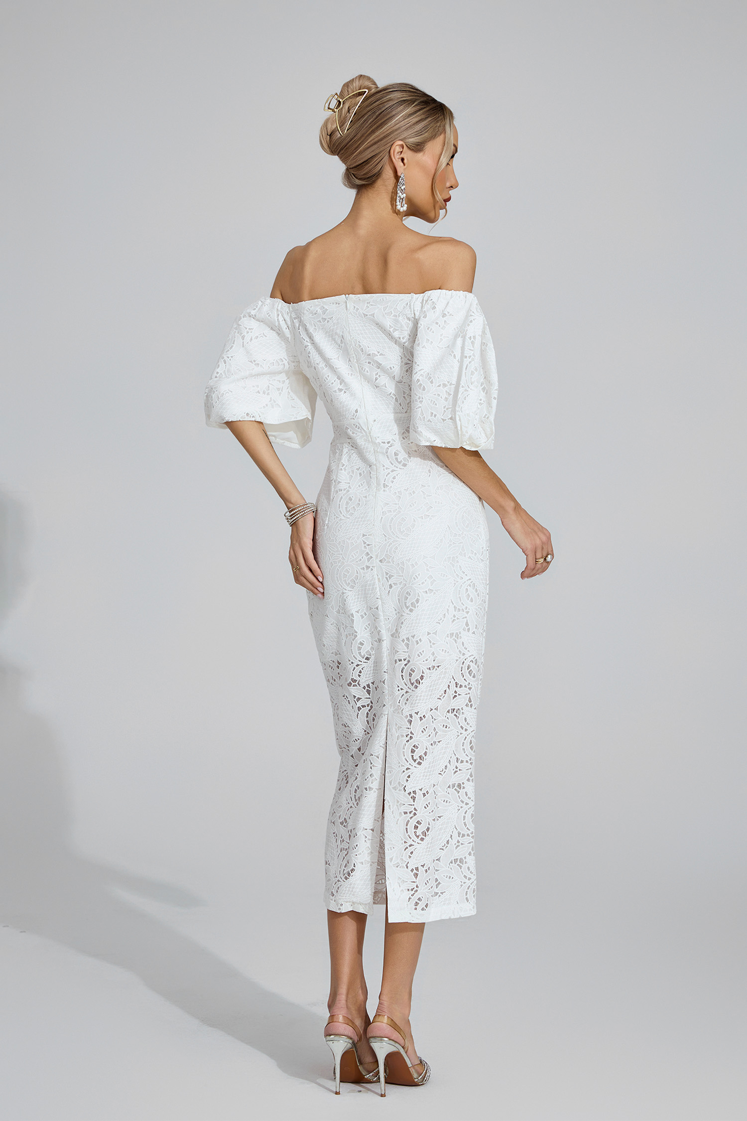 Strand White One-Shoulder Maxi Dress