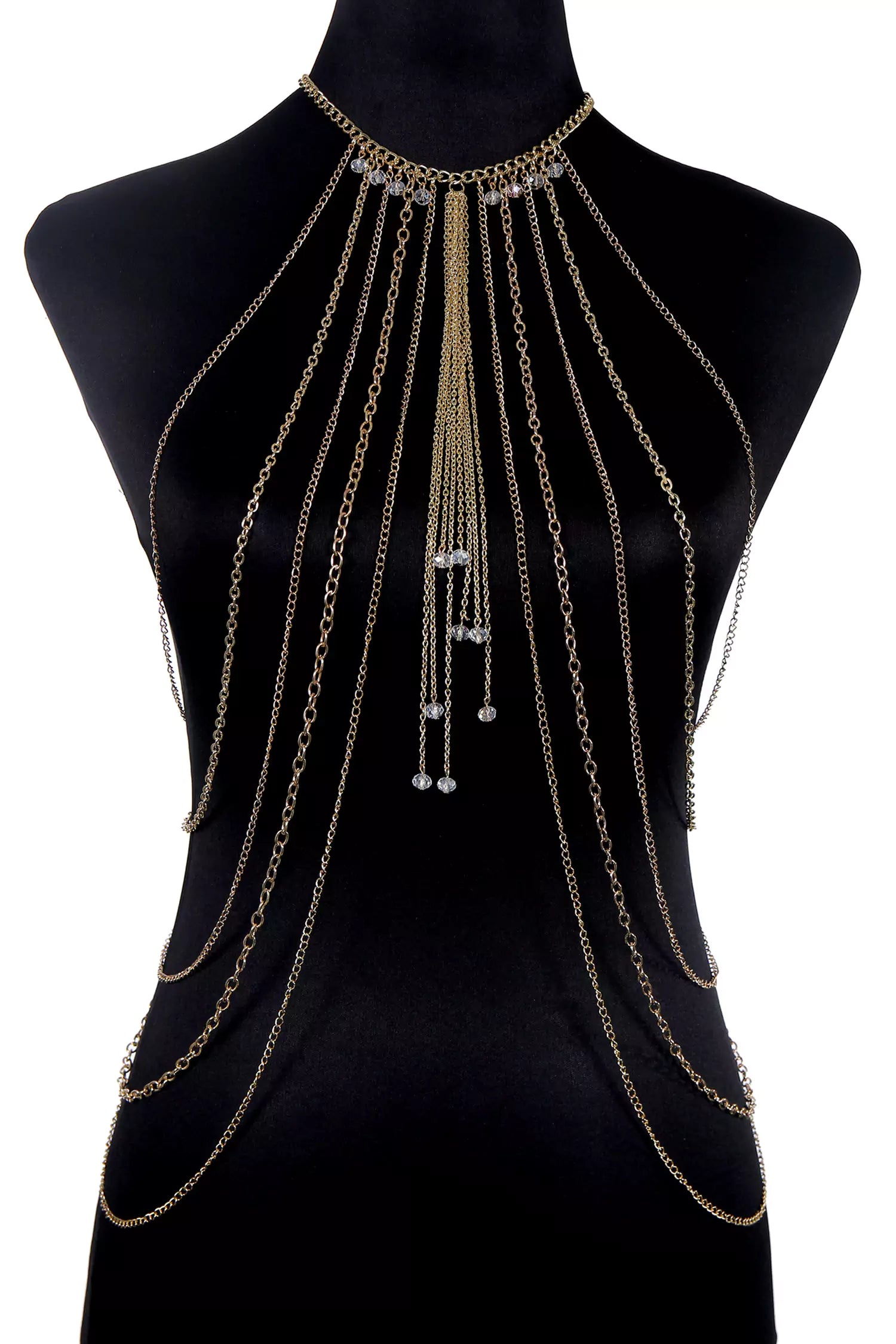 Wright Bikini Embellished Body Chain