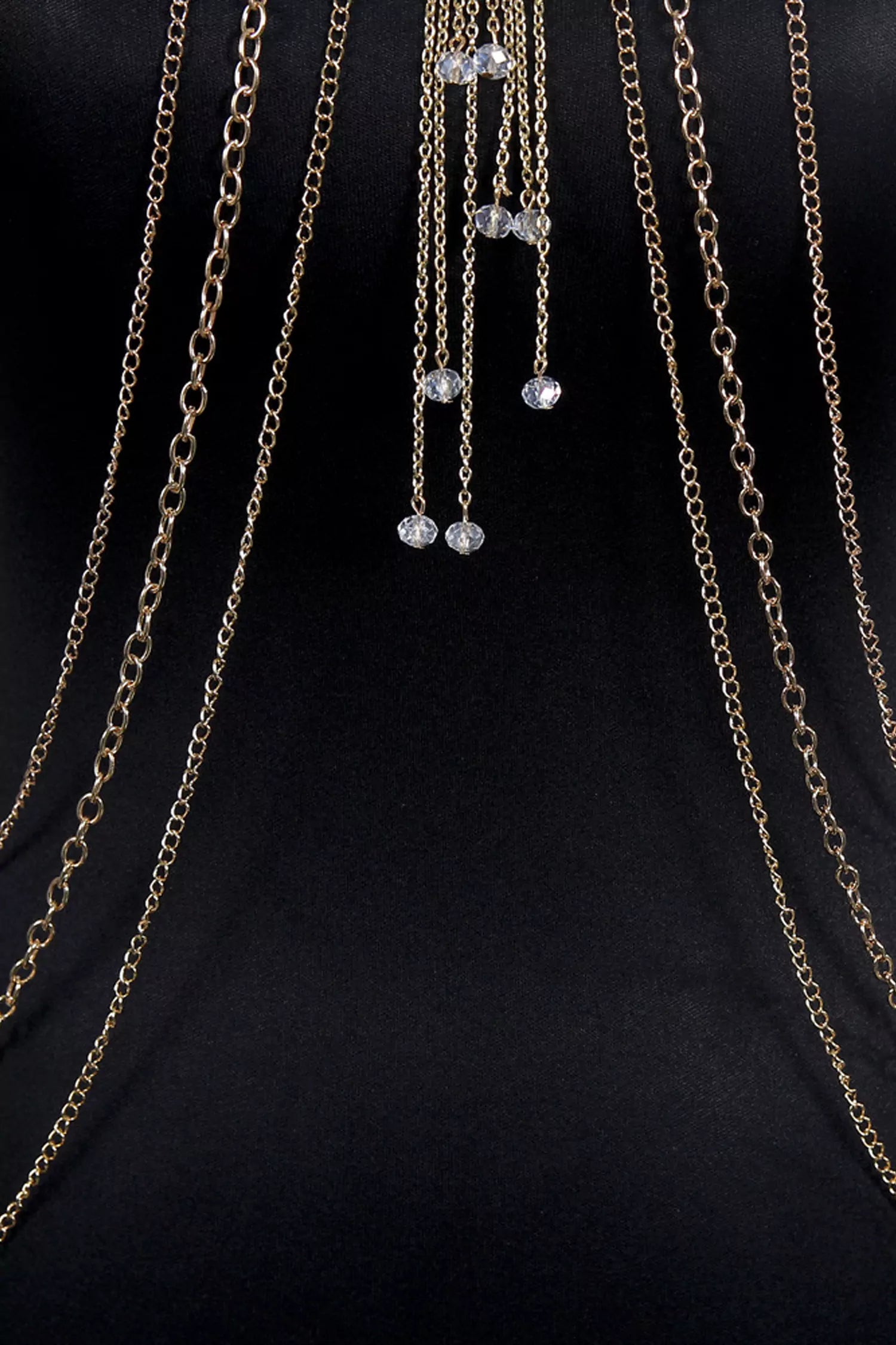 Wright Bikini Embellished Body Chain