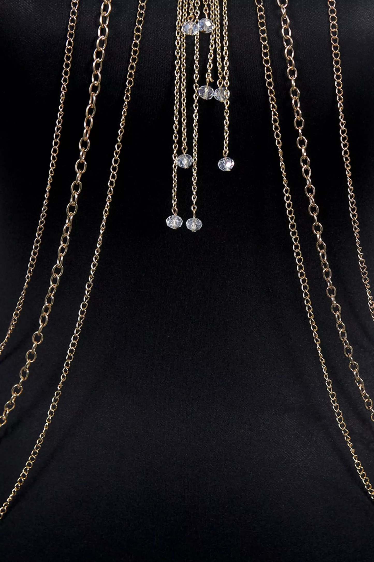 Wright Bikini Embellished Body Chain