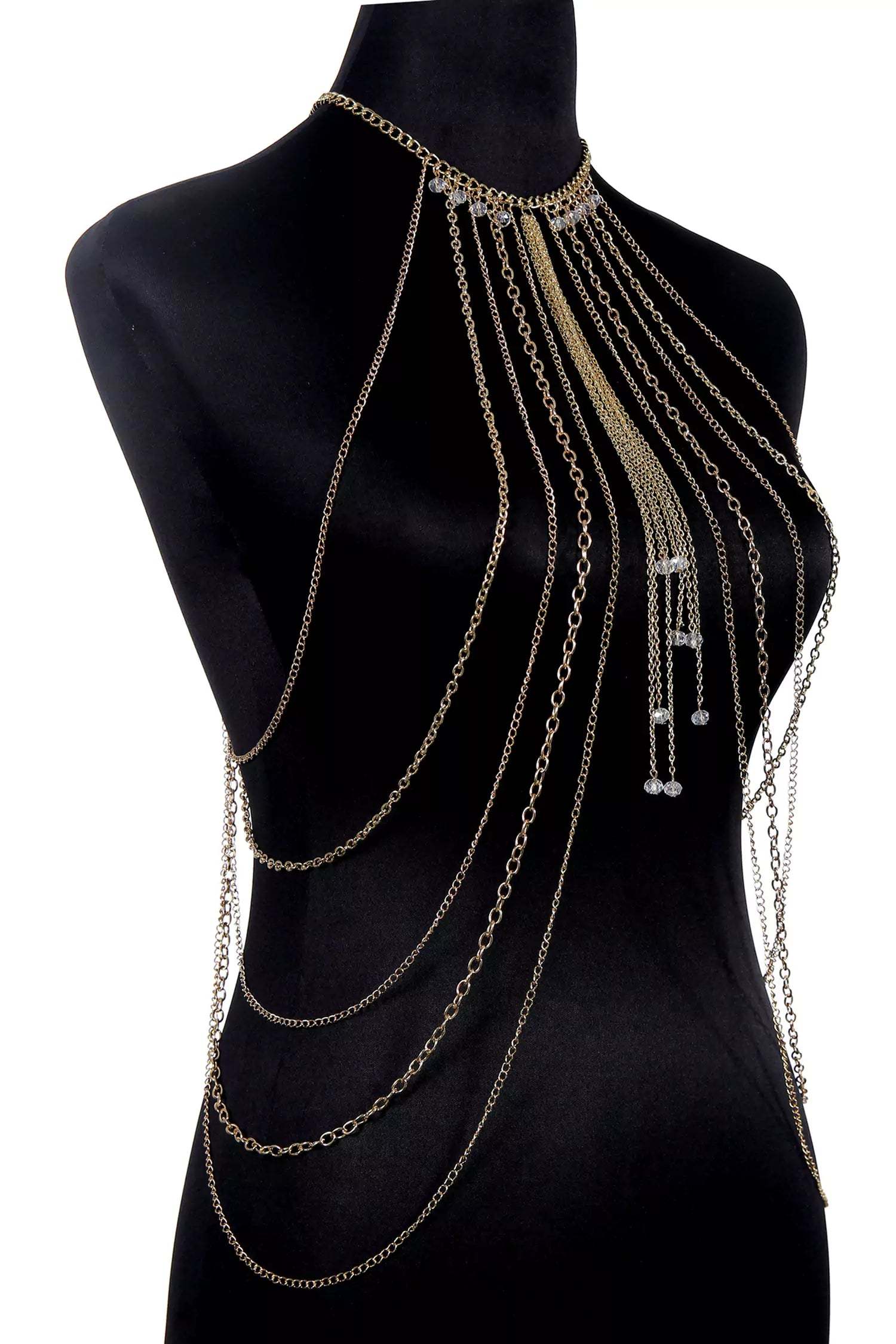 Wright Bikini Embellished Body Chain