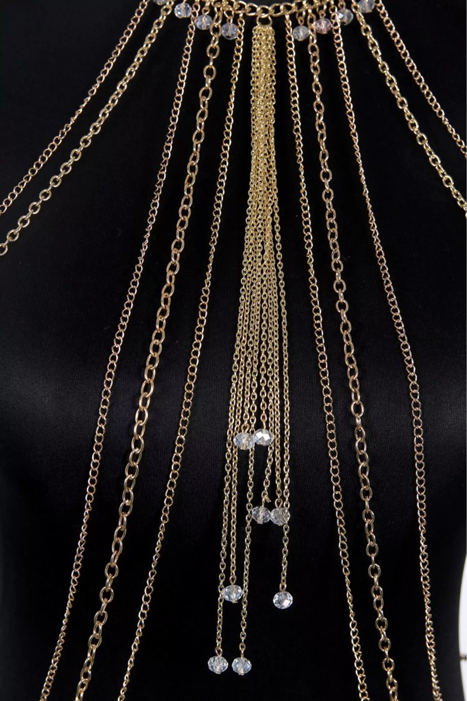 Wright Bikini Embellished Body Chain