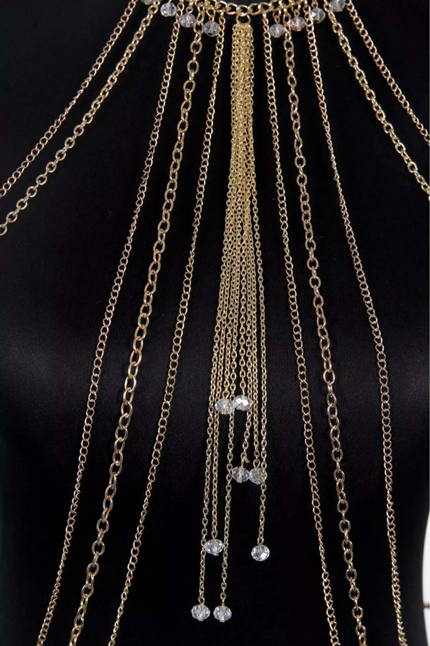 Wright Bikini Embellished Body Chain