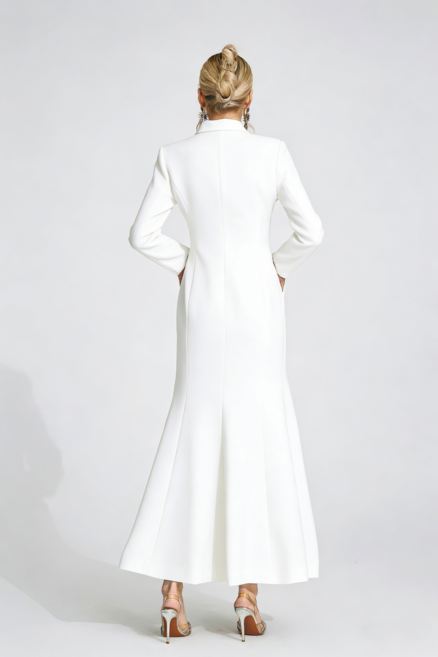 Jade White Diamond Maxi Dress