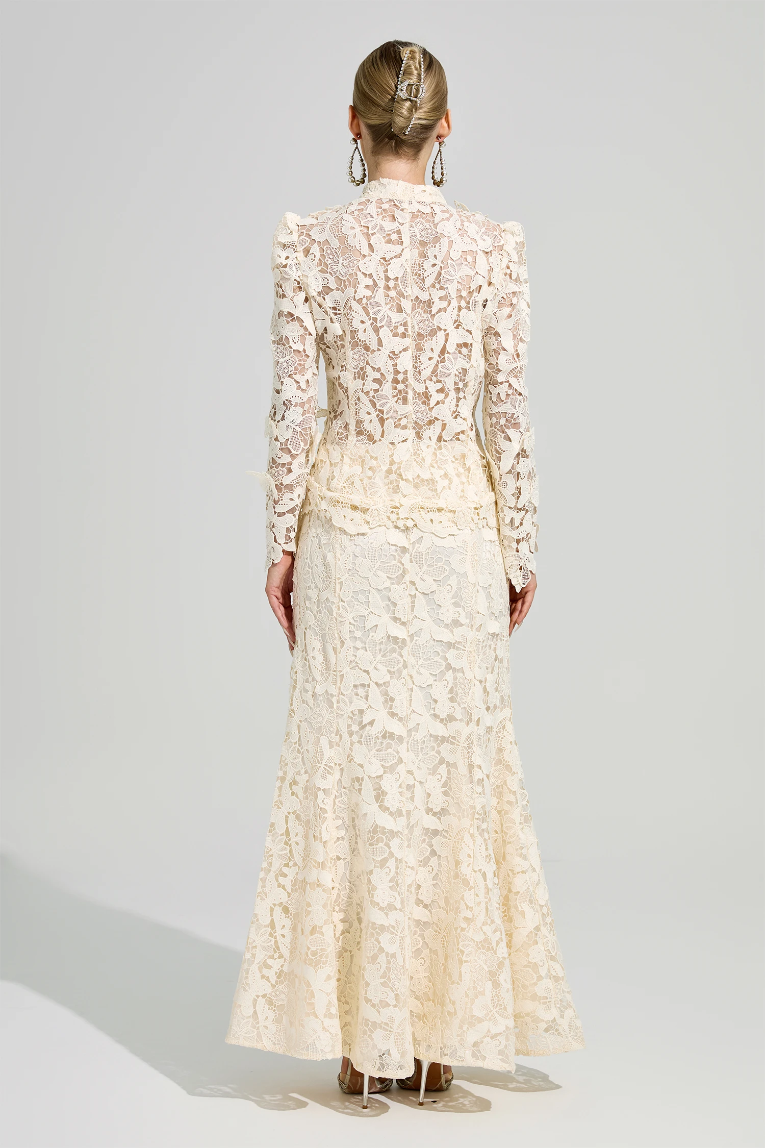Beca White Lace Set