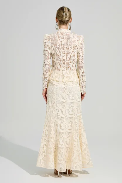 Beca White Lace Set