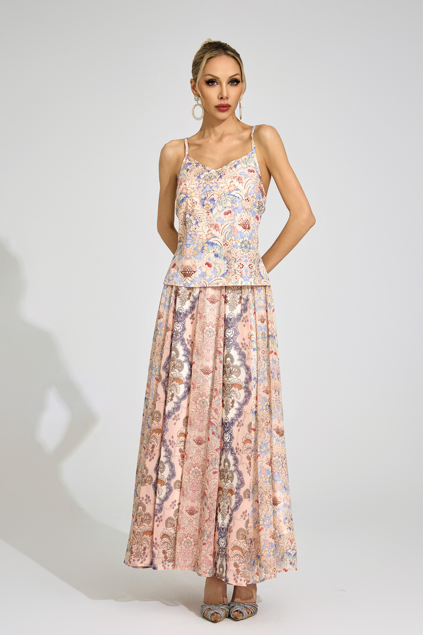 Luna Pink Printed Set