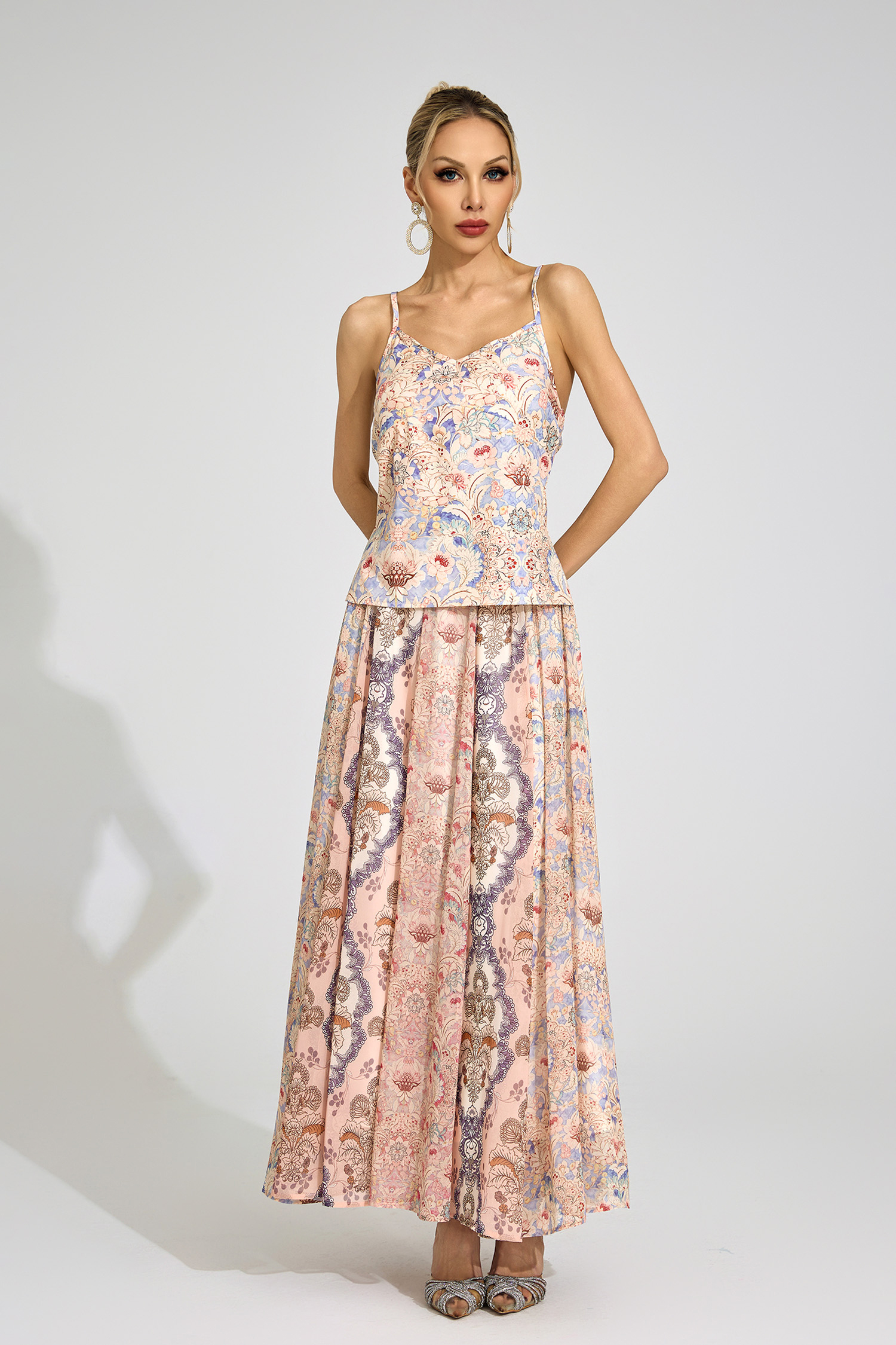 Luna Pink Printed Set