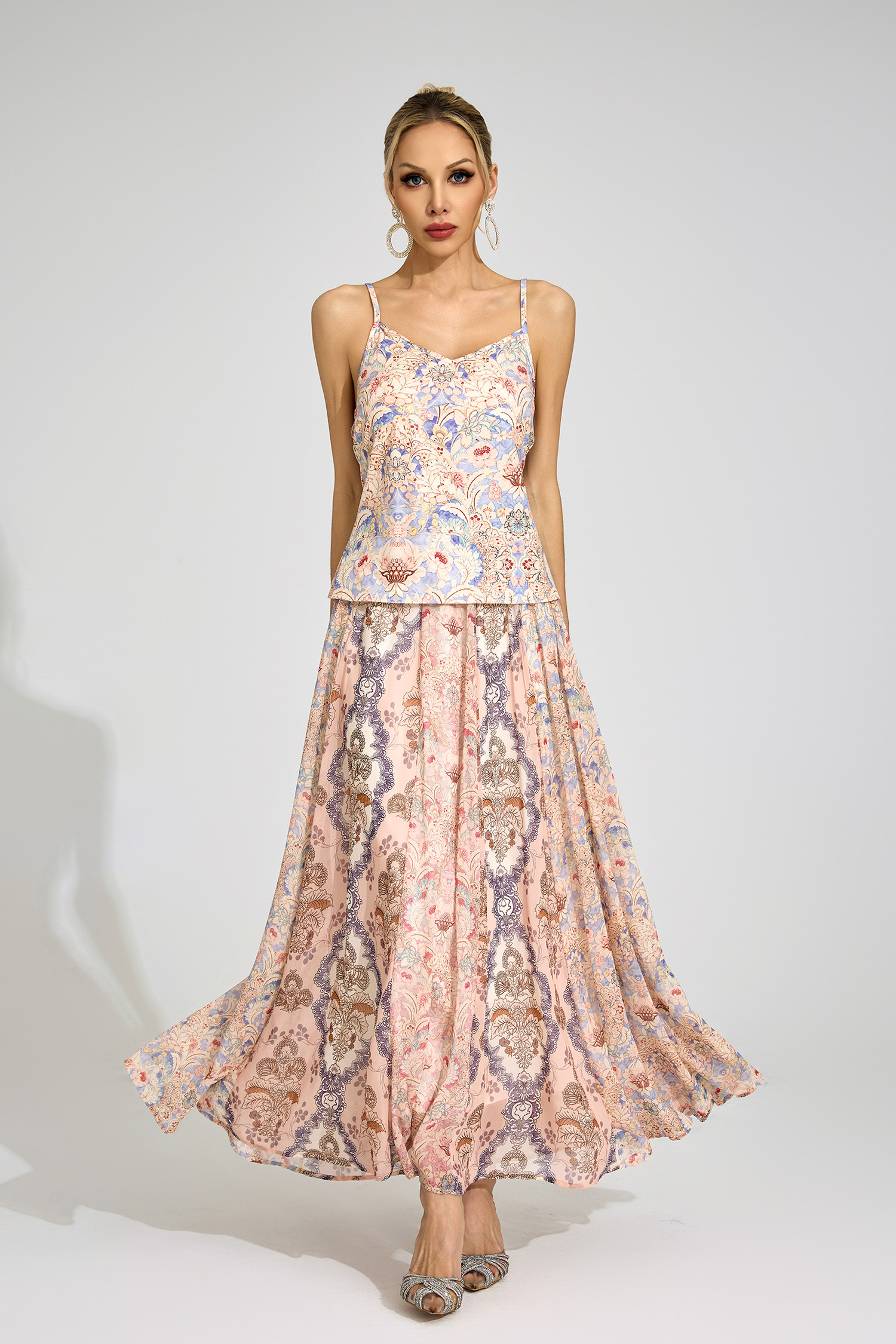 Luna Pink Printed Set