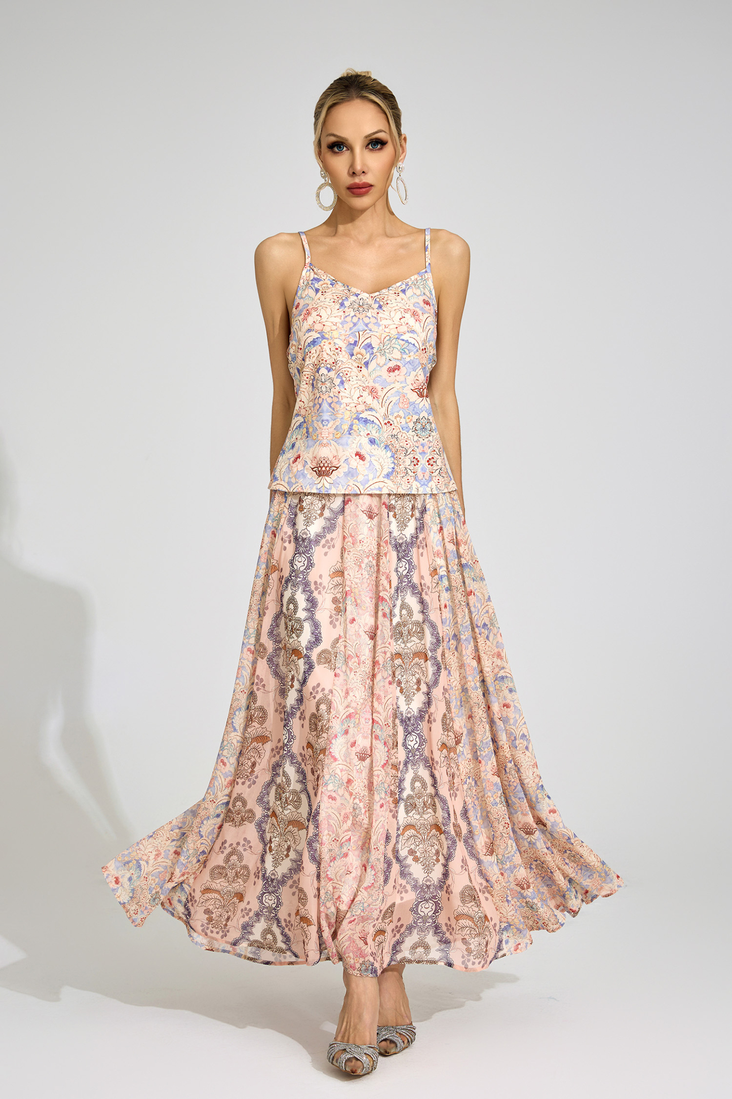 Luna Pink Printed Set