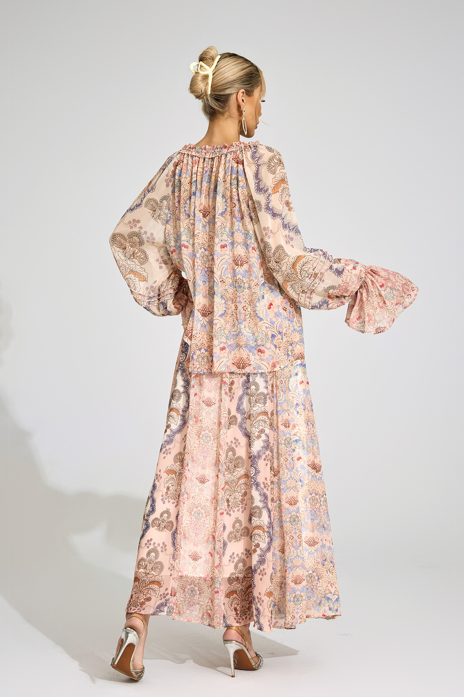 Luna Pink Printed Set