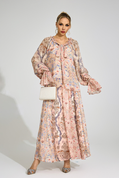 Luna Pink Printed Set