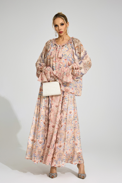 Luna Pink Printed Set