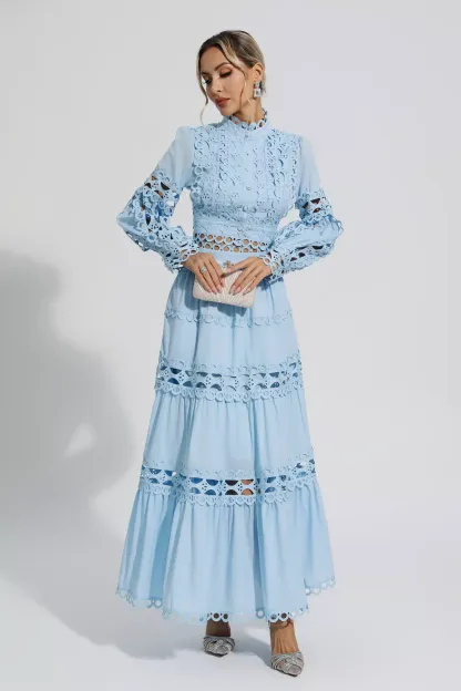 Sunflower  Blue Lace Hollow Set
