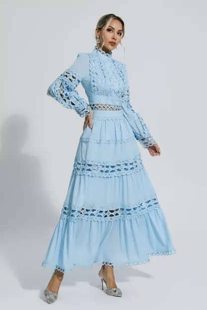 Sunflower  Blue Lace Hollow Set