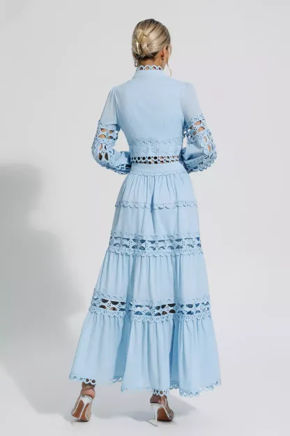 Sunflower  Blue Lace Hollow Set