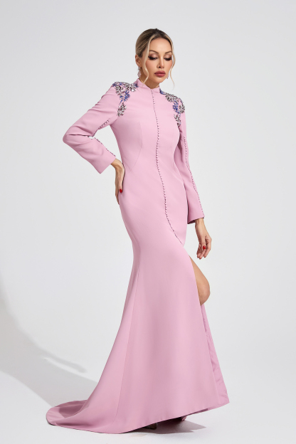 Star Pink Diamond Maxi Dress