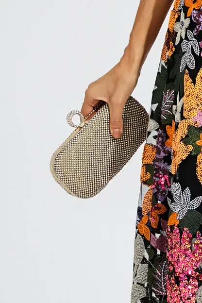 Colby Gold Diamond Bag