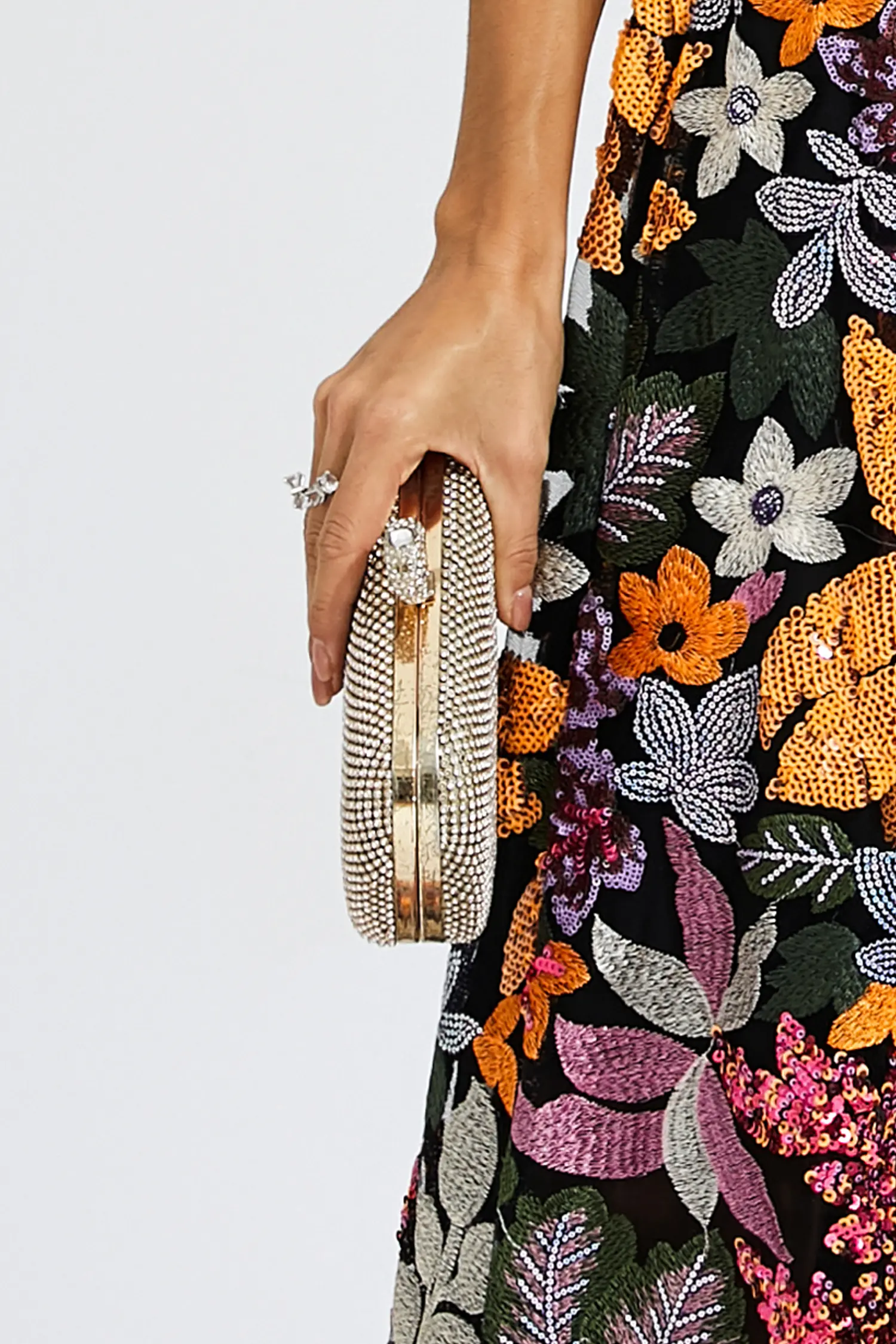 Colby Gold Diamond Bag