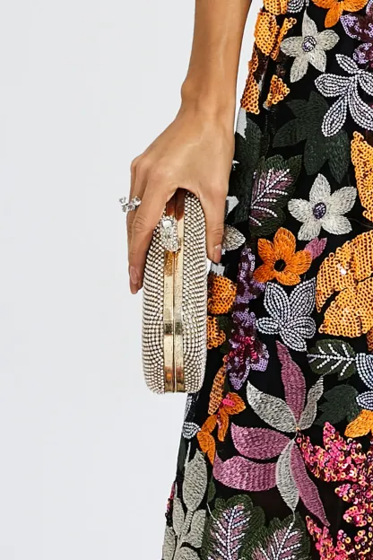 Colby Gold Diamond Bag
