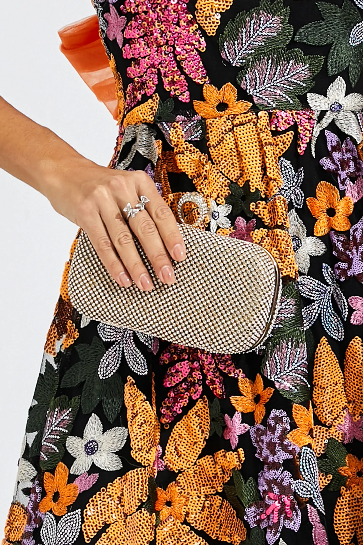 Colby Gold Diamond Bag