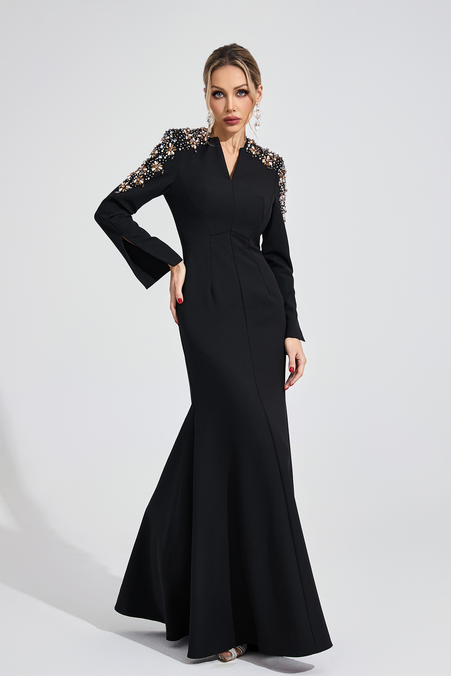 Drift Black Pearl Maxi Dress